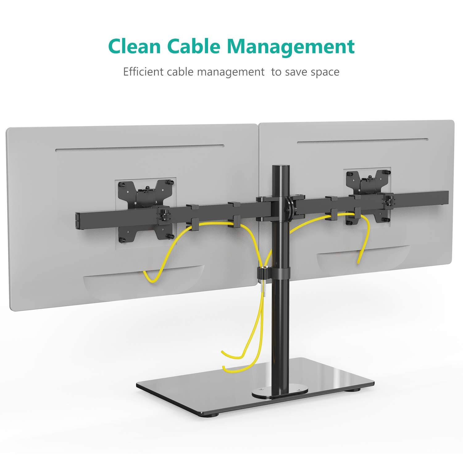 Clean Cable Management  
Efficient cable management to save space