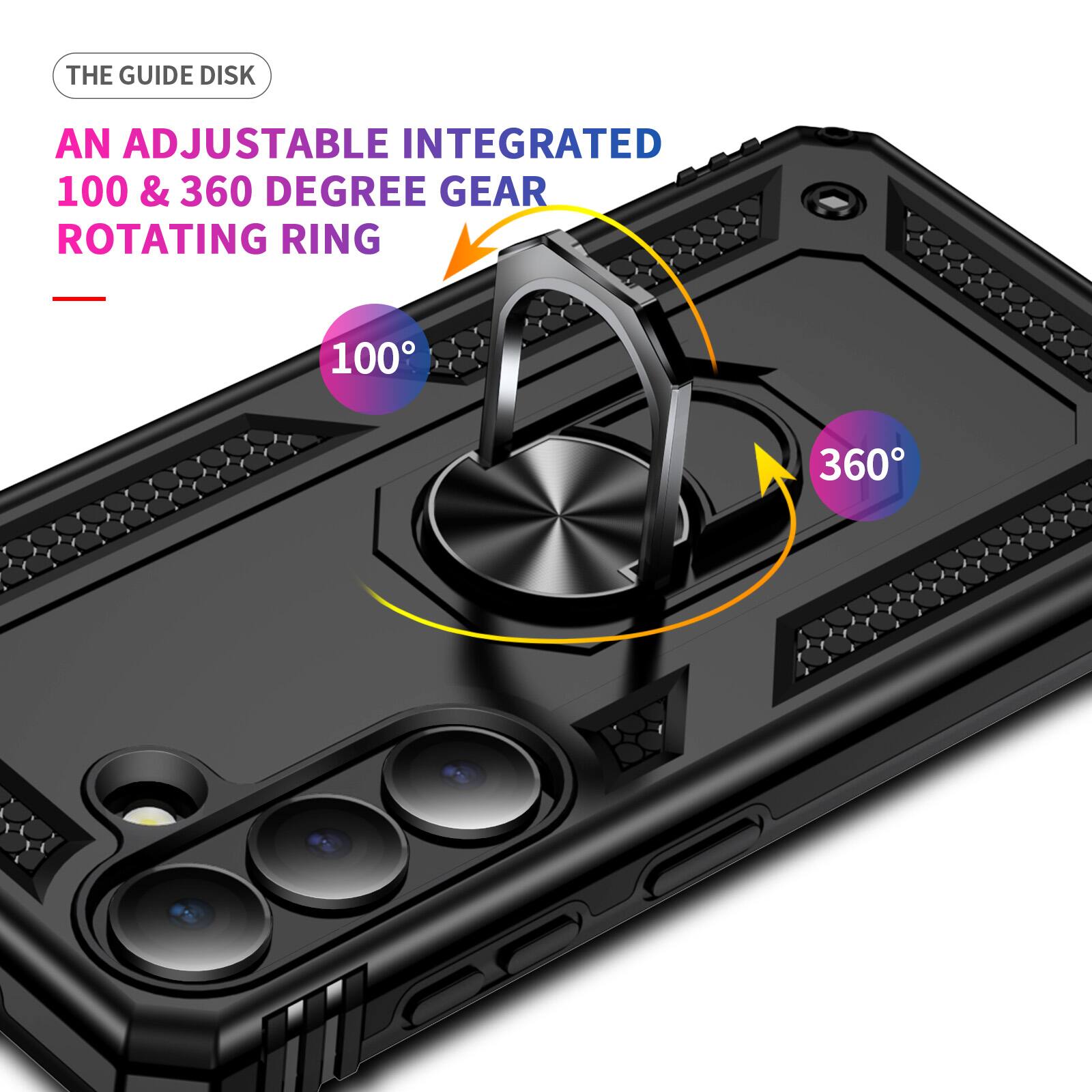 THE GUIDE DISK  
AN ADJUSTABLE INTEGRATED 100 & 360 DEGREE GEAR ROTATING RING  
100°  
360°