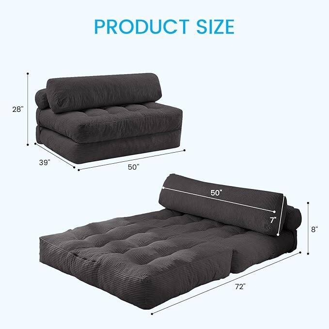 PRODUCT SIZE

28" x 39" x 50"

50" x 7" x 8"

72"