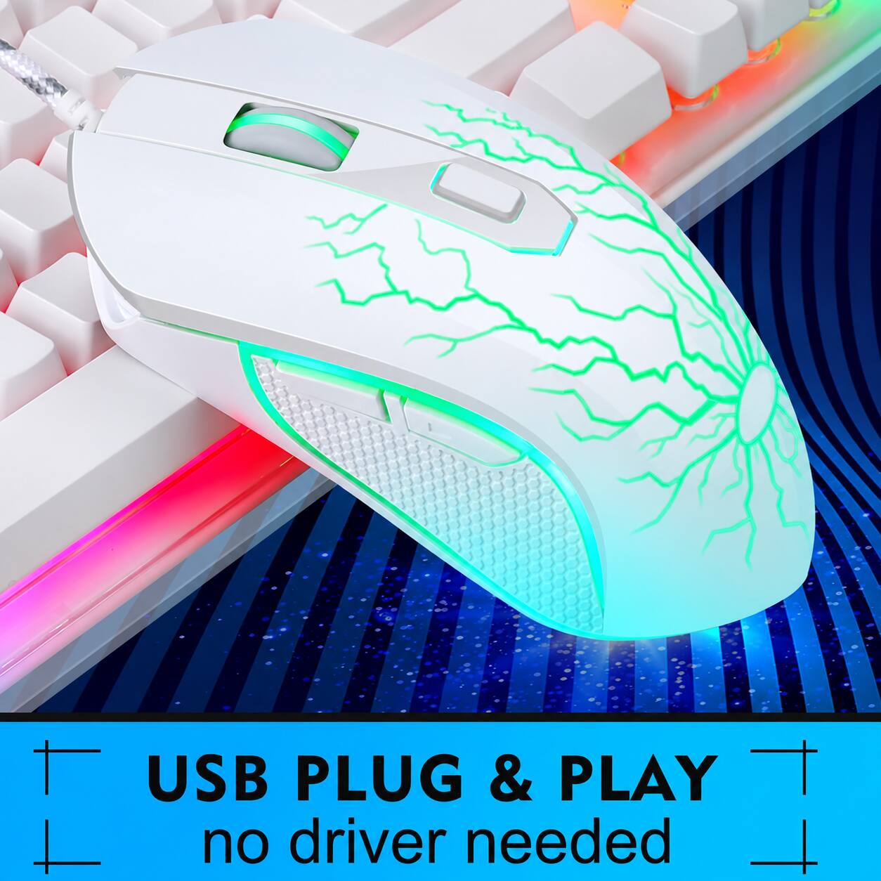 USB PLUG & PLAY  
no driver needed