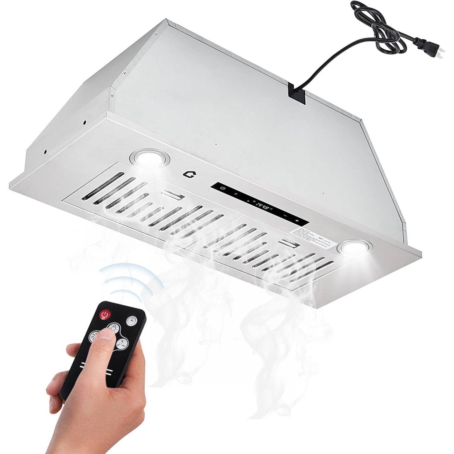 Acekool - 30 inches - Convertible - Under cabinet Range Hood - Silver