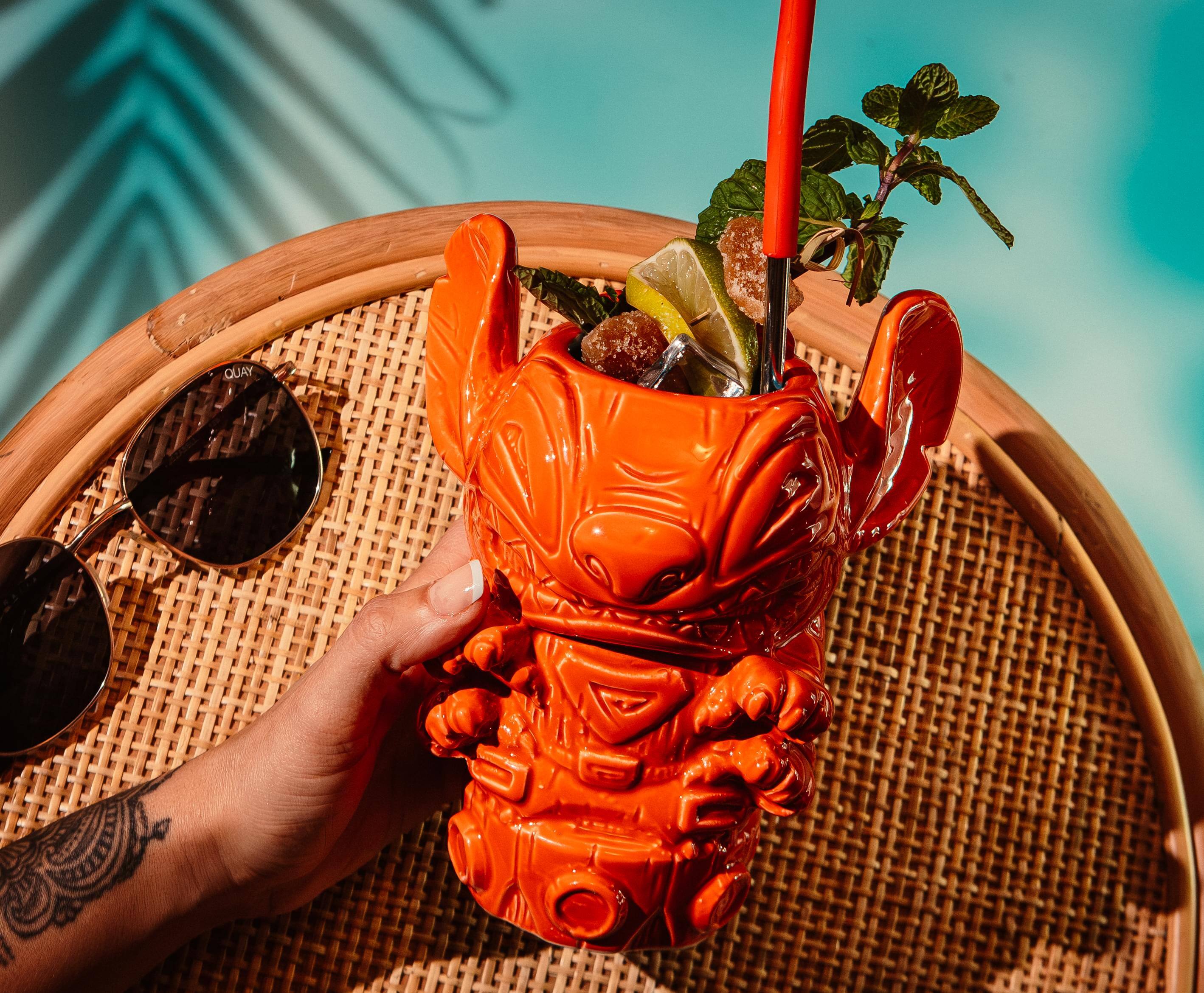 Alt View 2. Disney - Geeki Tikis Disney Lilo & Stitch Experiment 626 Ceramic Mug | Holds 20 Ounces - Red.