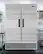 Alt View 4. Koolmore - 54 in. Commercial Stainless Steel Two-Door Reach-In Freezer 47 cu ft. RIF-2D-SS - Stainless steel.