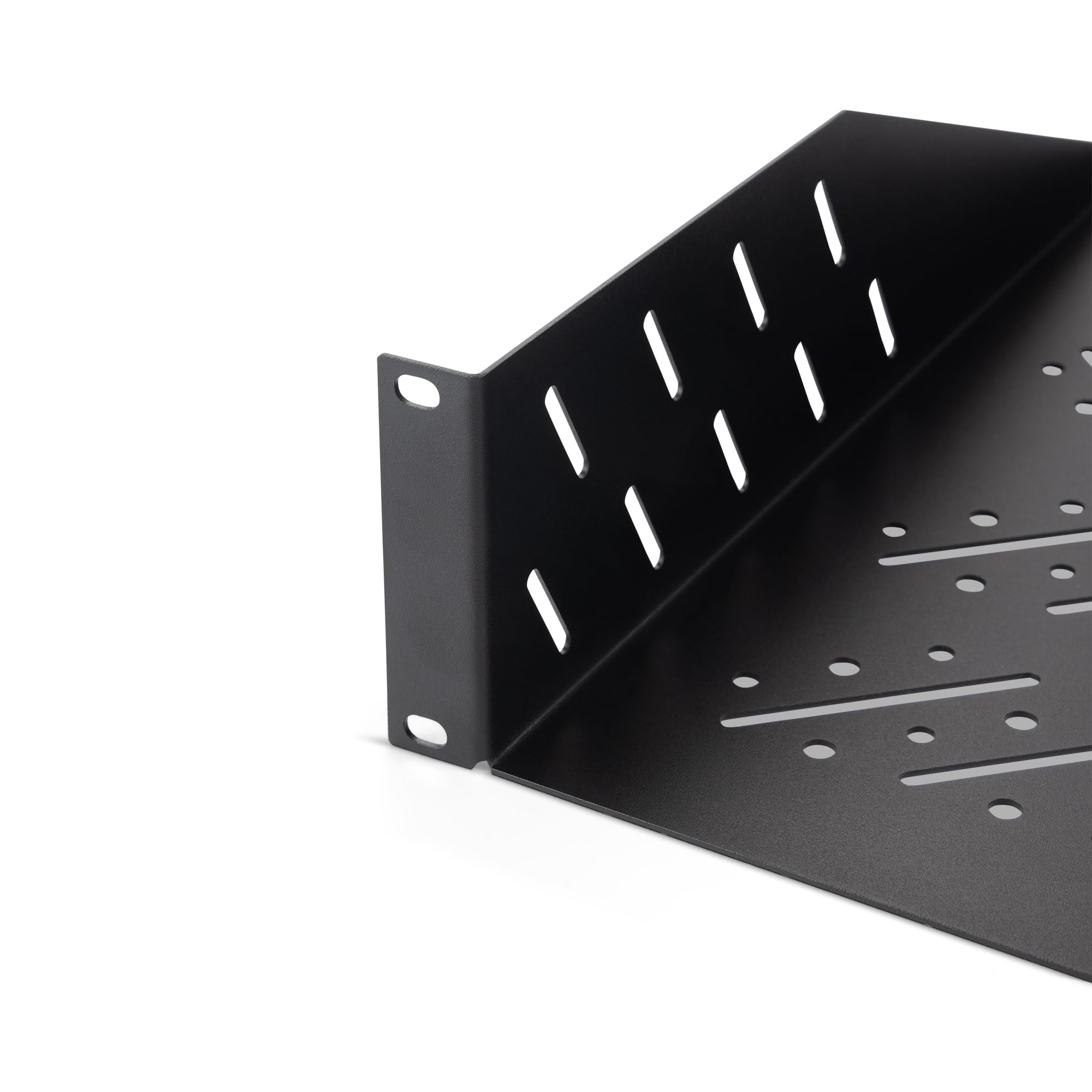Alt View 7. On Stage Stands - On-Stage Vented Rack Shelf - 2U - Black.