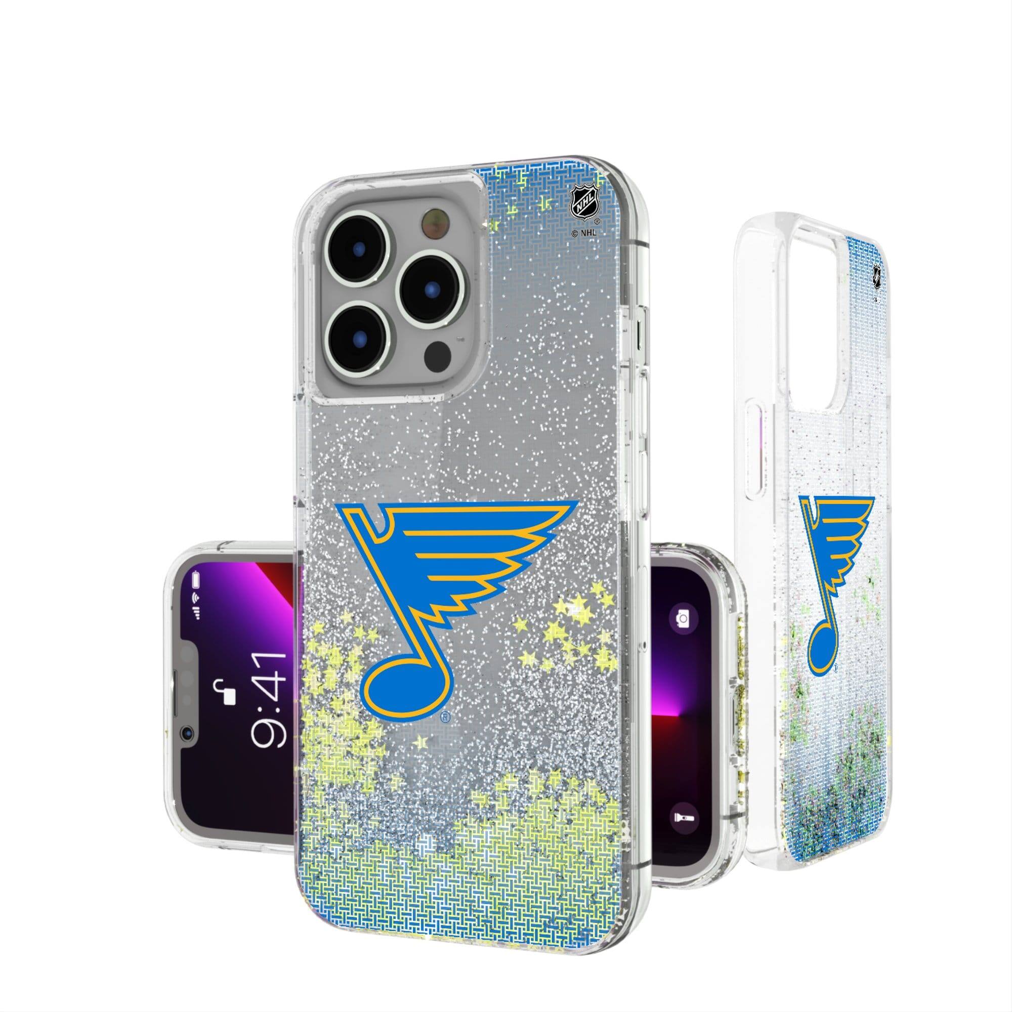 Keyscaper - NHL - St. Louis Blues Linen Logo iPhone Glitter Case - 16 - Multicolor price history on PriceWatchPro