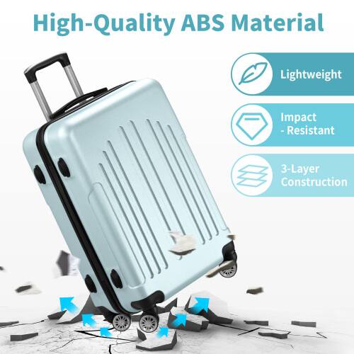 High-Quality ABS Material  
Lightweight  
Impact-Resistant  
3-Layer Construction