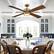 Angle. Parrot Uncle - 52" Antique Brass Ceiling Fan with LED Light and Remote - Brass.