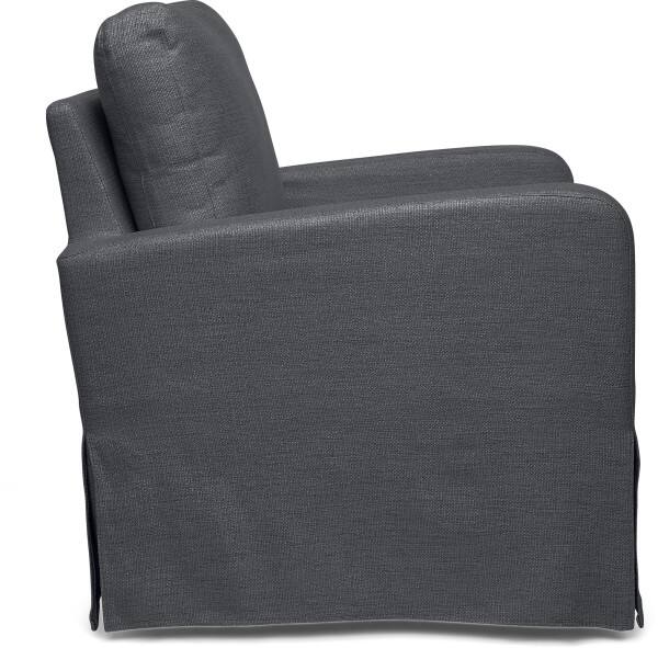 Alt View 3. Finch - Finch Kingsley Skirted Arm Chair, Gray - Gray.