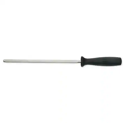Front. Henckels - Henckels Fine Edge Pro 9-inch Sharpening Steel - Black.