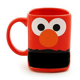Sesame Street - Elmo with Cookie Slot 10oz Stoneware Mug - Red