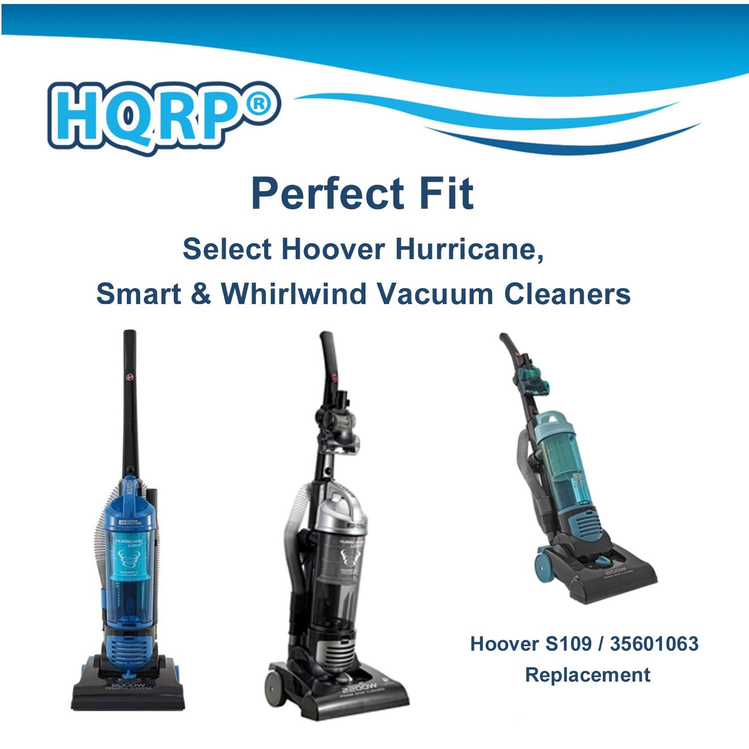 HQRP Perfect Fit Select Hoover Hurricane, Smart & Whirlwind Vacuum Cleaners Hoover S109 / 35601063 Replacement