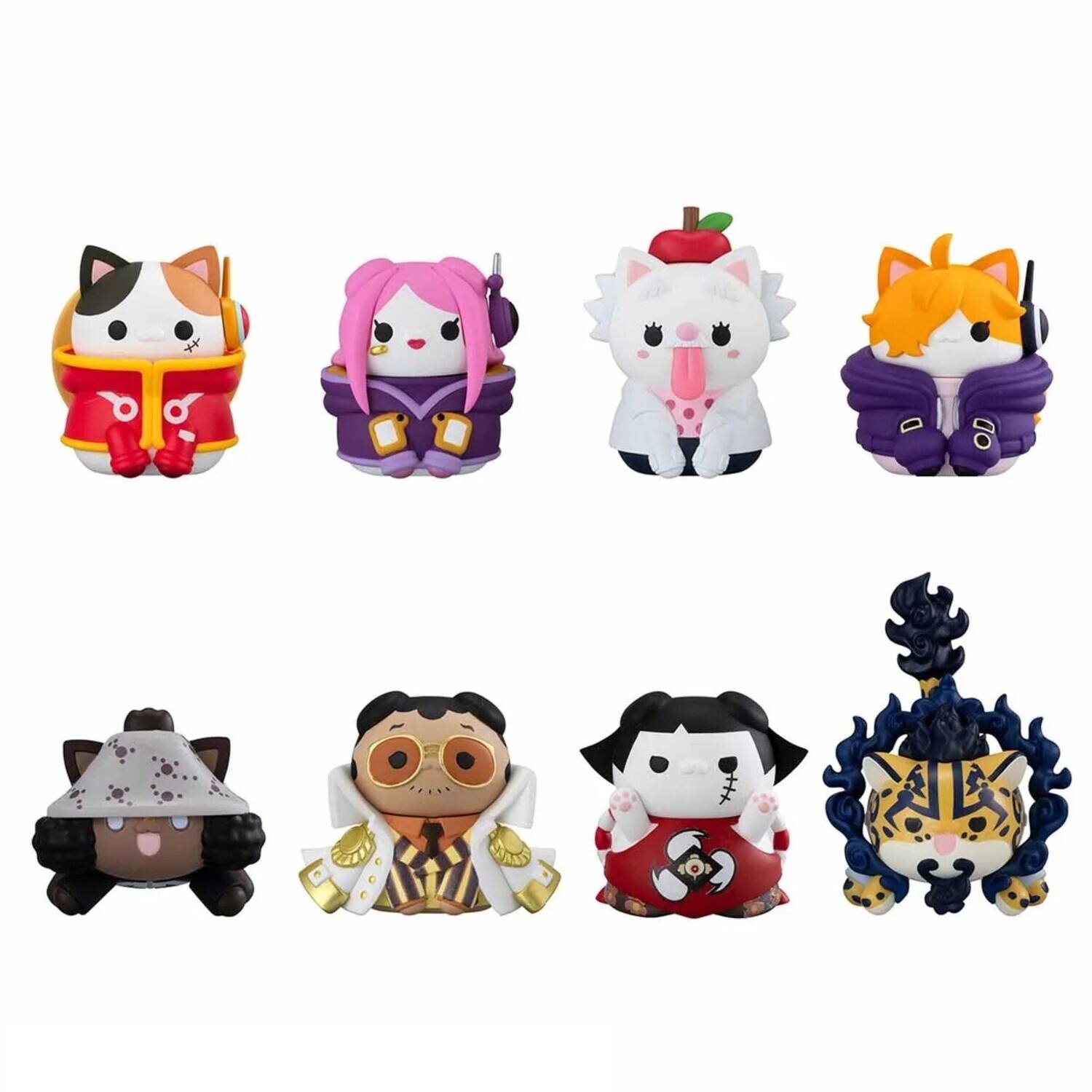 Megahouse - One Piece - Mega Cat Project - Nyan Piece Nyan: Egghead Version (Box/8) Blindbox Figure - COLLECTIBLES