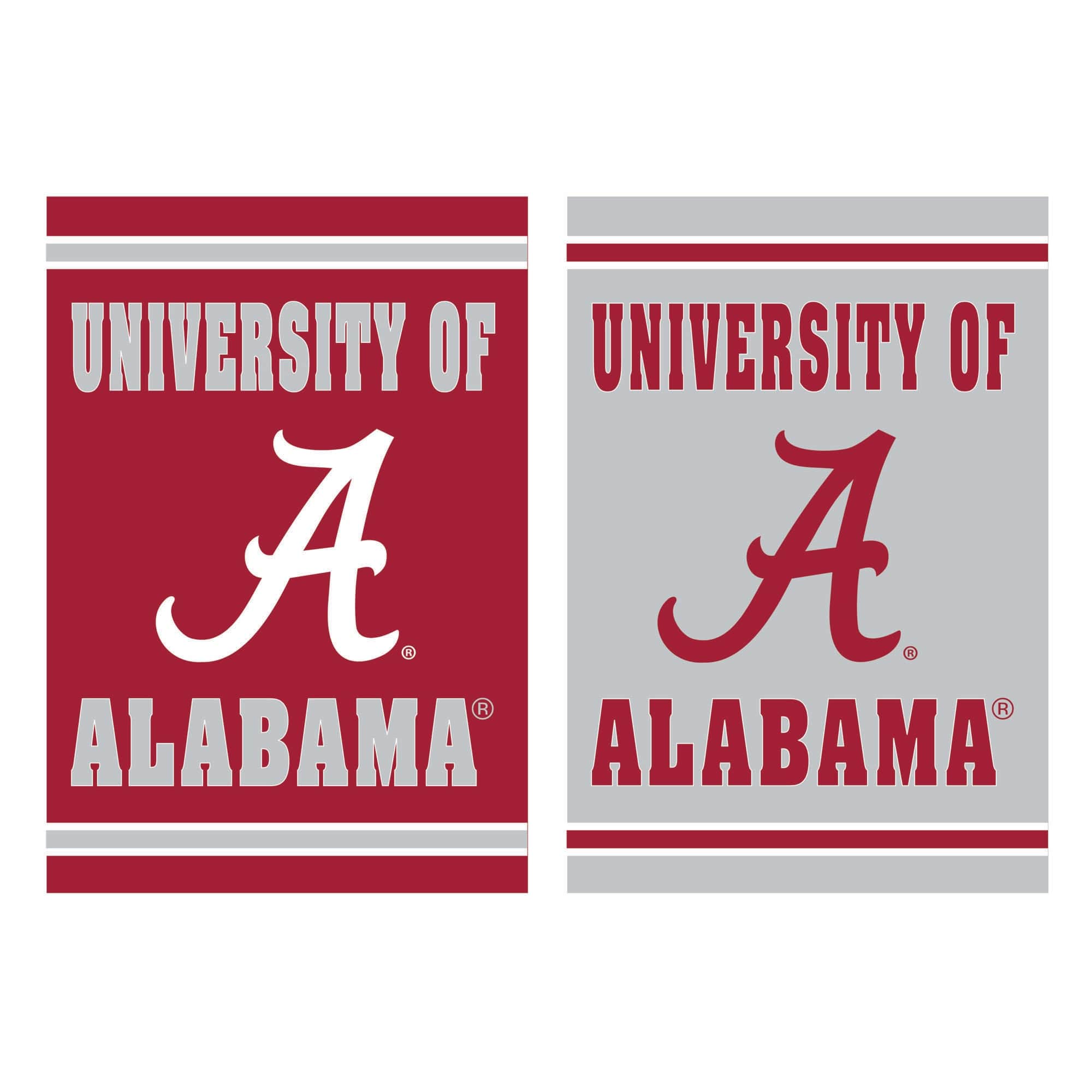 Evergreen Enterprises - Alabama Crimson Tide 12.5" x 18" Double-Sided Embossed Suede Garden Flag - Multicolor