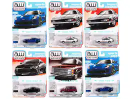 Autoworld - Auto World Premium 2024 Set B of 6 pieces Release 2 1/64 Diecast Model Cars by Auto World