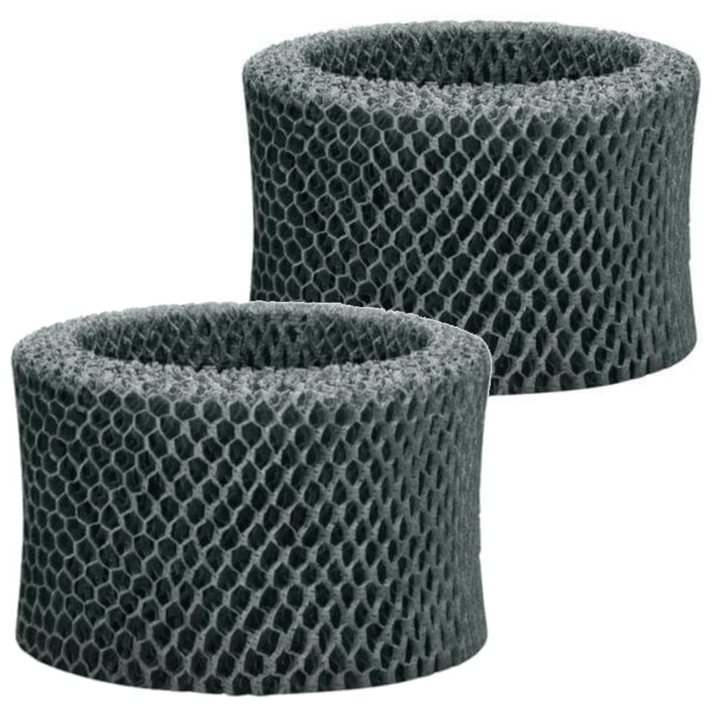 Front. HQRP - 2-Pack FY2401 Wick Filter Replacement for Philips 2000 Series Humidifiers - HU4801 HU4802 HU4803.