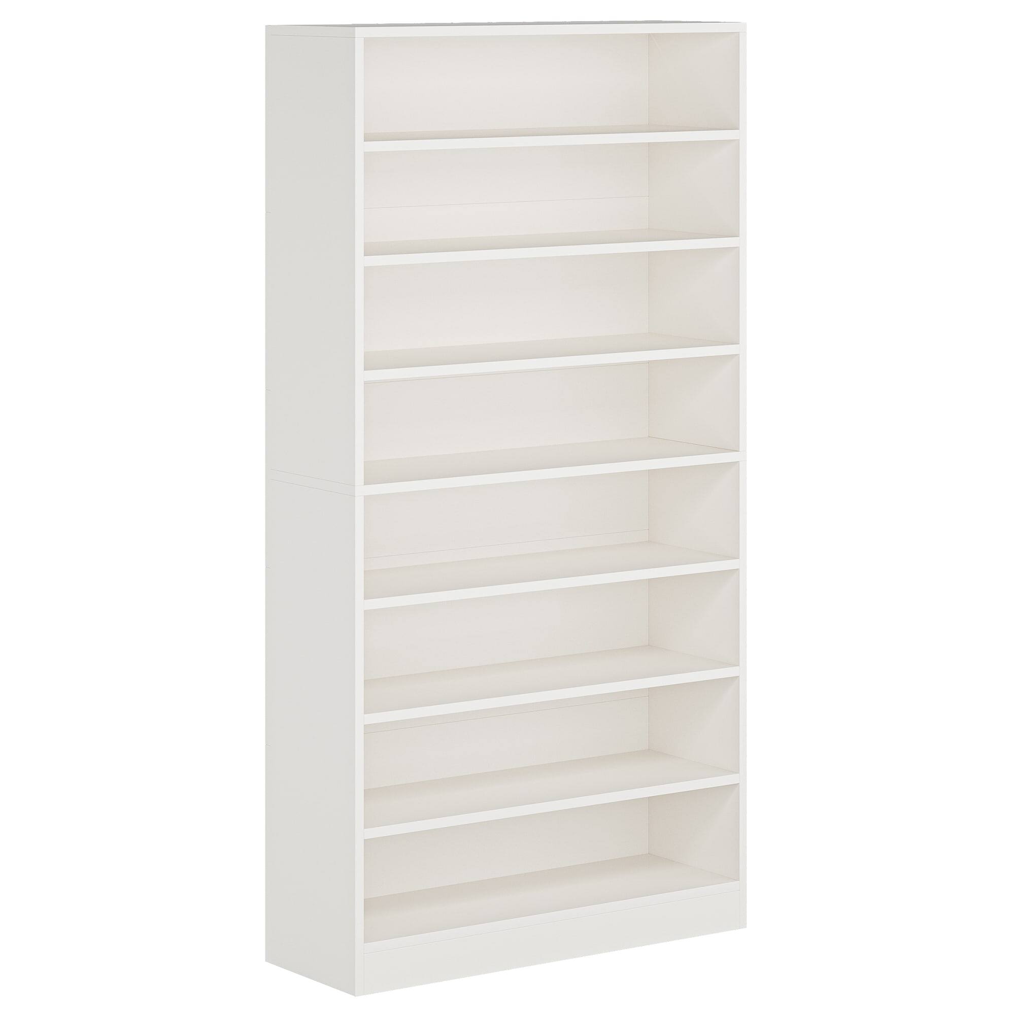 Alt View 4. Kadyn - Kadyn 5-Tier Storage Shelf, Multi-Level Display Table, Living Room Home Furniture, Space-Saving & Stylish, White - White.