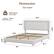 Dimension
Size: Queen
Weight Capacity: Max to 800lbs
Mattress: 8-14"
61.8"
22.4"
79.9"
44.9"
10.2"
81.7"
60"