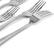 Alt View 3. Gibson - Gibson Home Tustin 6 Piece Stainless Steel Dinner Fork Flatware Set in Silver - Silver.