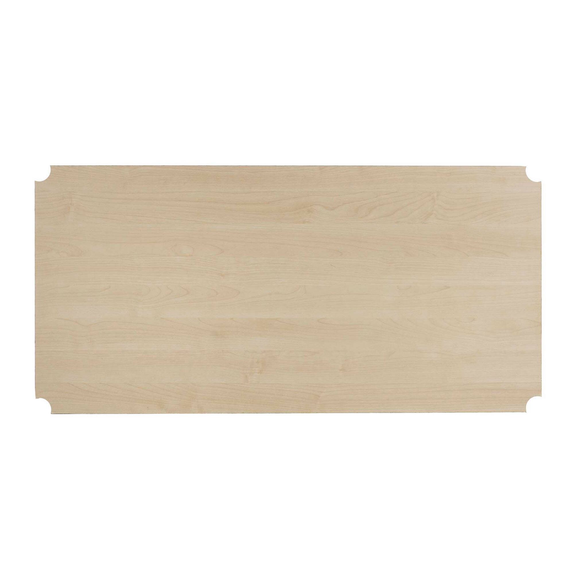 Alt View 4. Design Ideas - Design Ideas MeshWorks Metal Storage Utility Wood Top Shelving Unit Rack, Silver - Silver.