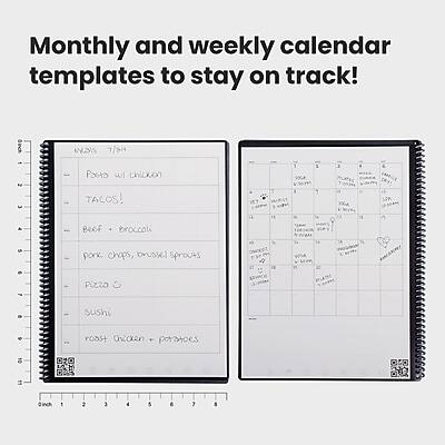 Monthly and weekly calendar templates to stay on track!

**Weekly Meal Plan:**
- Monday: Pasta with chicken
- Tuesday: TACOS!
- Wednesday: Beef broccoli
- Thursday: Pork chops, brussel sprouts
- Friday: Pizza
- Saturday: Sushi
- Sunday: Roast chicken - potatoes

**Weekly Calendar:**
- Monday: 7/34 - N 3 I
- Tuesday: Posta wl chicken
- Wednesday: TACOS!
- Thursday: Beef broccoli
- Friday: Pork chops, brussel sprouts
- Saturday: Pizza
- Sunday: Sushi - roast chicken potsoes

**Additional Notes:**
- 1 1 a
- 2 3 a 5 6 7 a