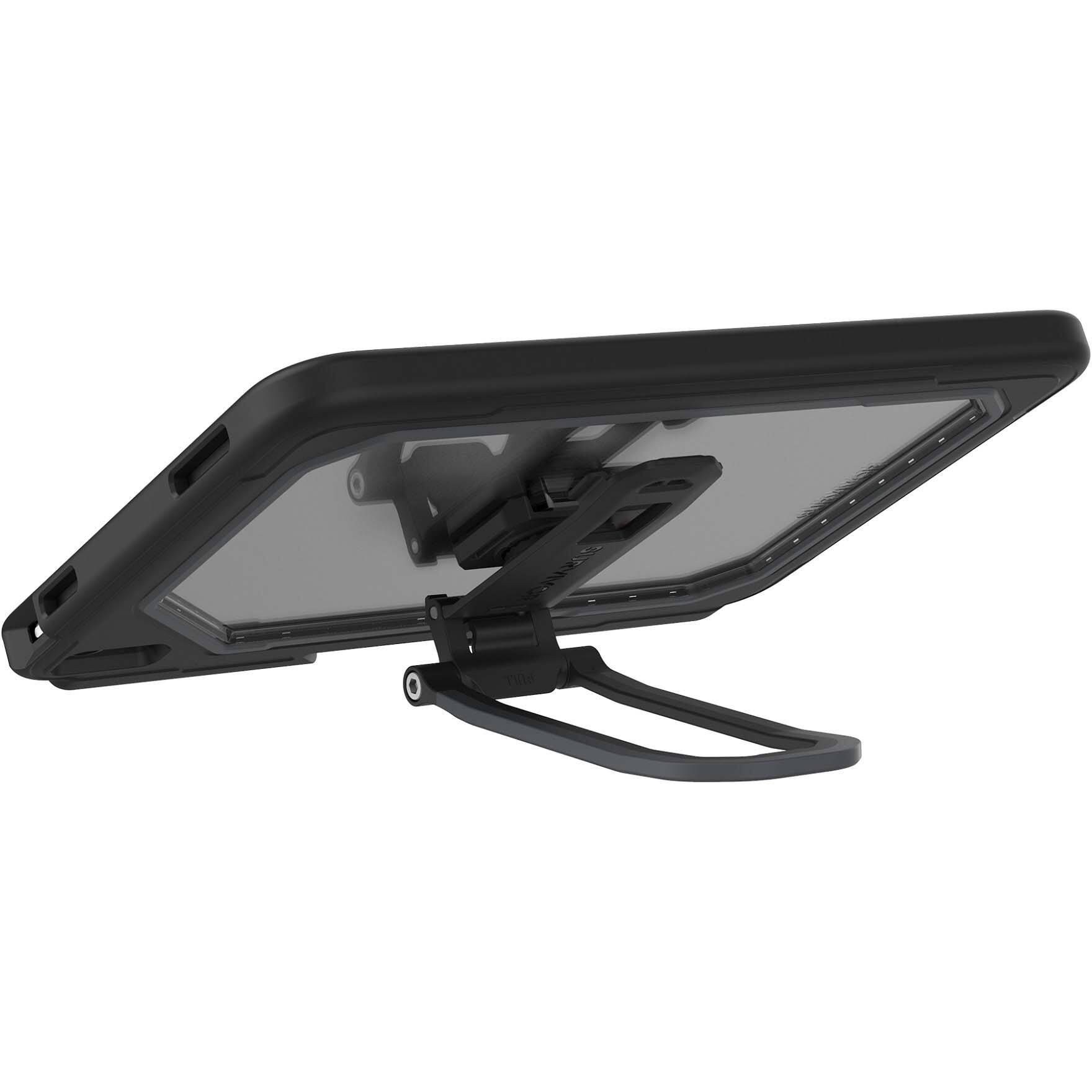 Alt View 4. Griffin Technology - Survivor All-Terrain Tablet Case - For Apple iPad (10th Generation) Tablet - Black - 10.9" Maximum Screen Size Supported - Black.