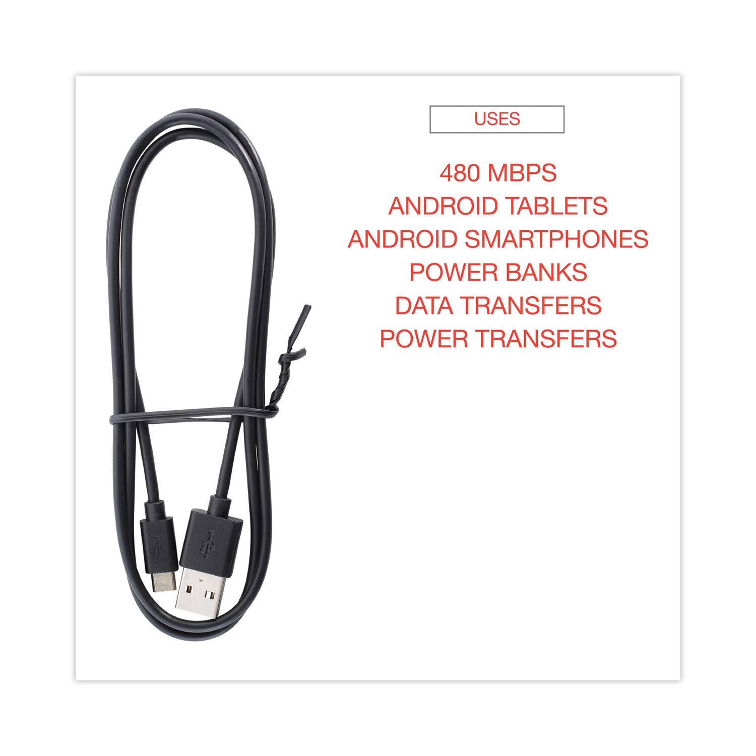 USES  
480 MBPS  
ANDROID TABLETS  
ANDROID SMARTPHONES  
POWER BANKS  
DATA TRANSFERS  
POWER TRANSFERS