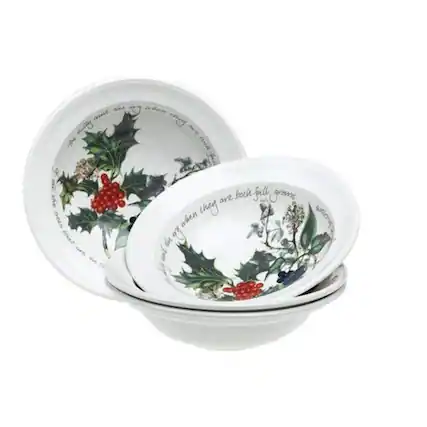 The text on the image reads: "The holly when they are both full grown and the ivy is merry."