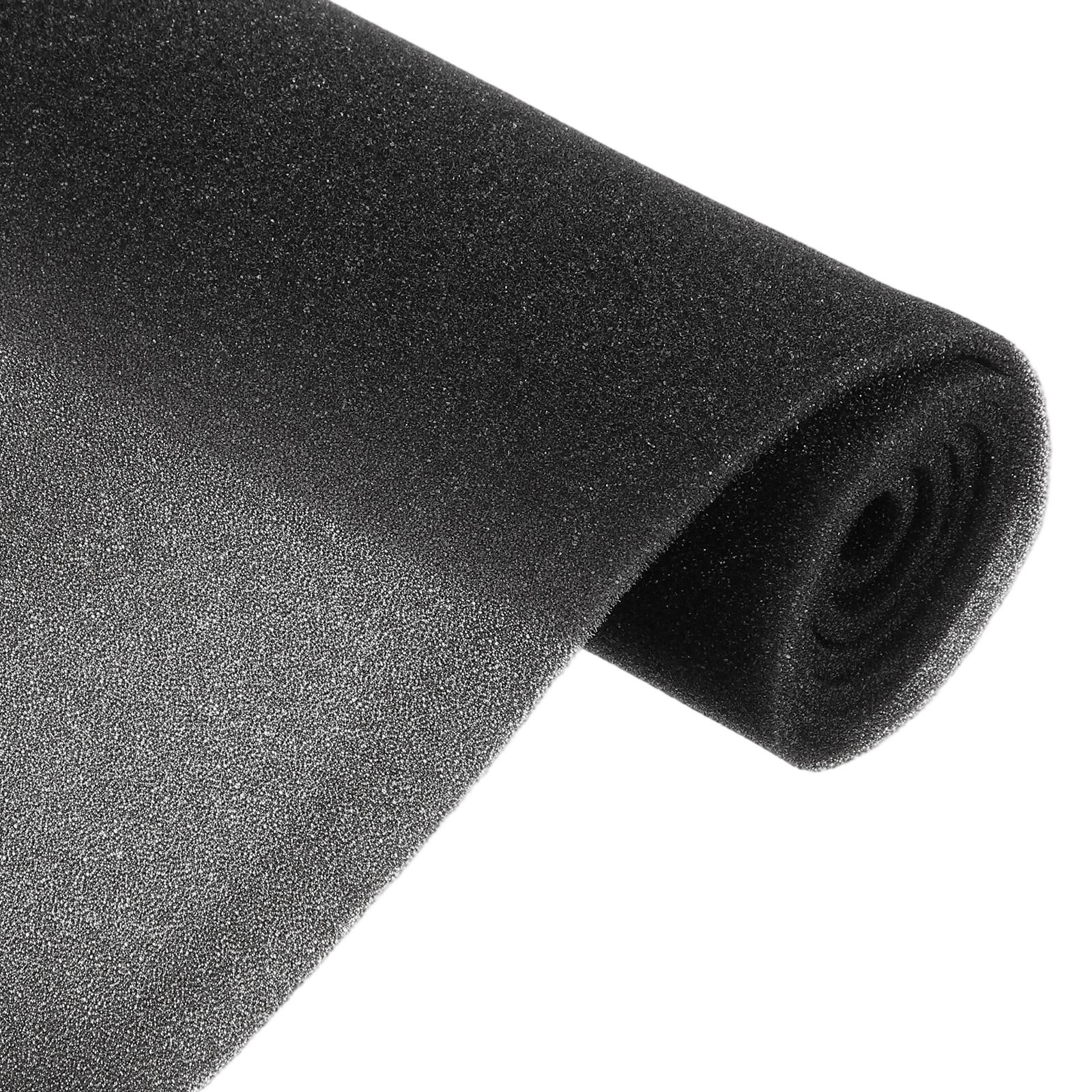 Front. Unique Bargains - Speaker Mesh PRO Grill Mesh Sponge Foam Cover Dustproof Acoustic Foam 3mm Thick for Stage/DJ Audio, 100x100cm - Black.