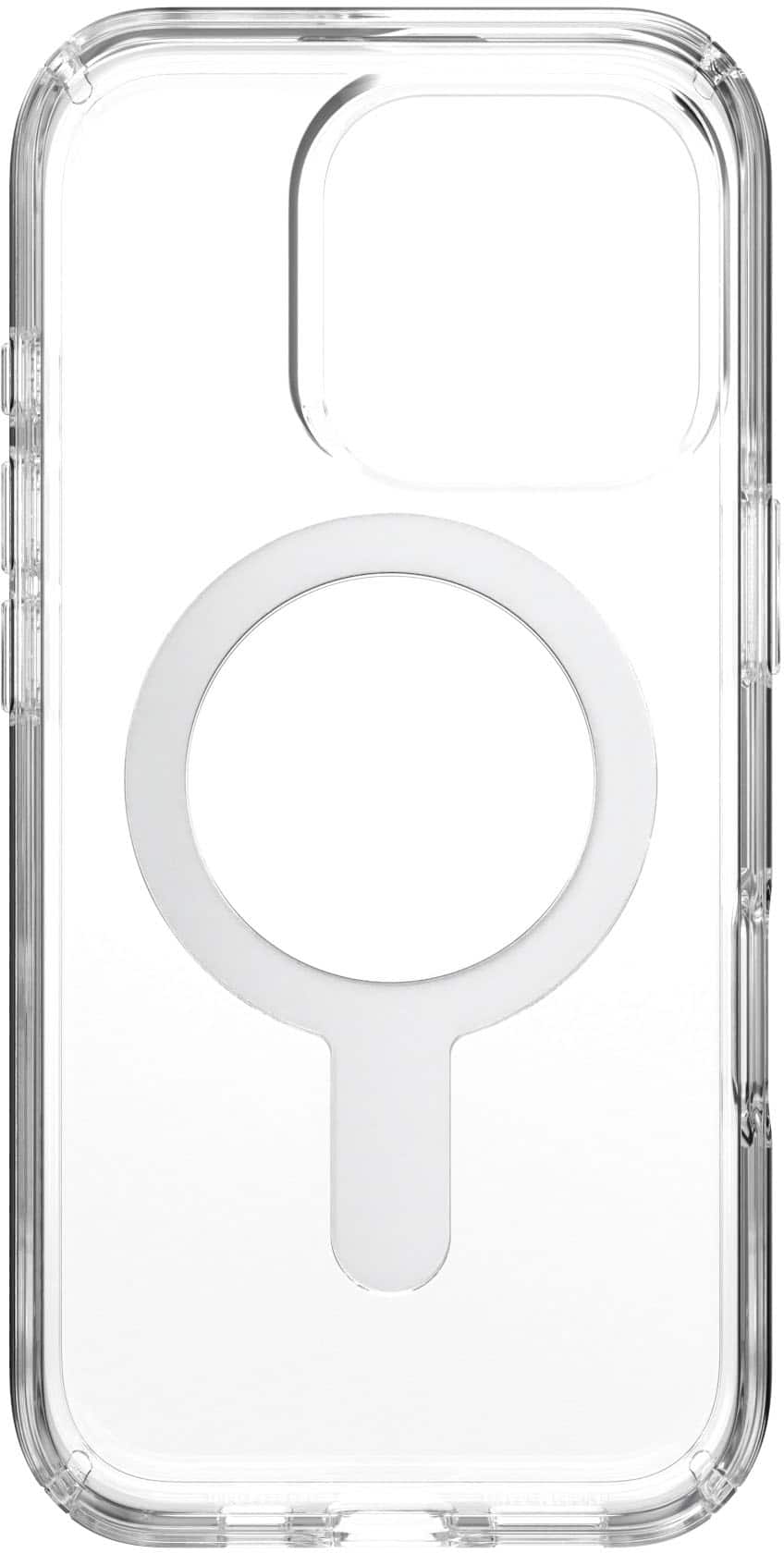 Alt View 1. Speck - Presidio Perfect Clear ClickLock Case with MagSafe for Apple iPhone 16 Pro - Clear/Chrome.
