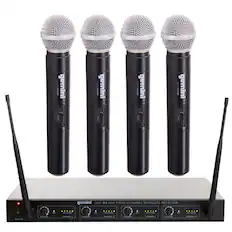 9 Gemini Gemini Gemini Gemini Gemini UHF-04 UHF Four Channel Wireless Receiver