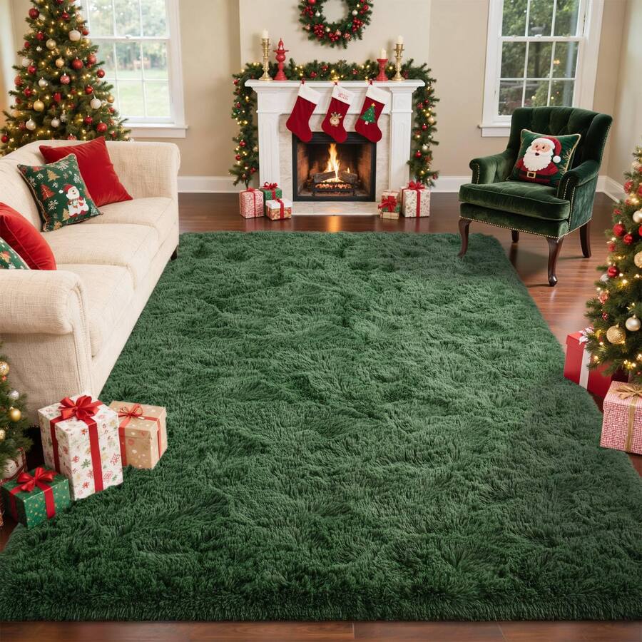 Large Shag Rug Stylel Star 6x9 Large Shag Rugs Living Room Decor Tie Dyed Ultra Soft ...