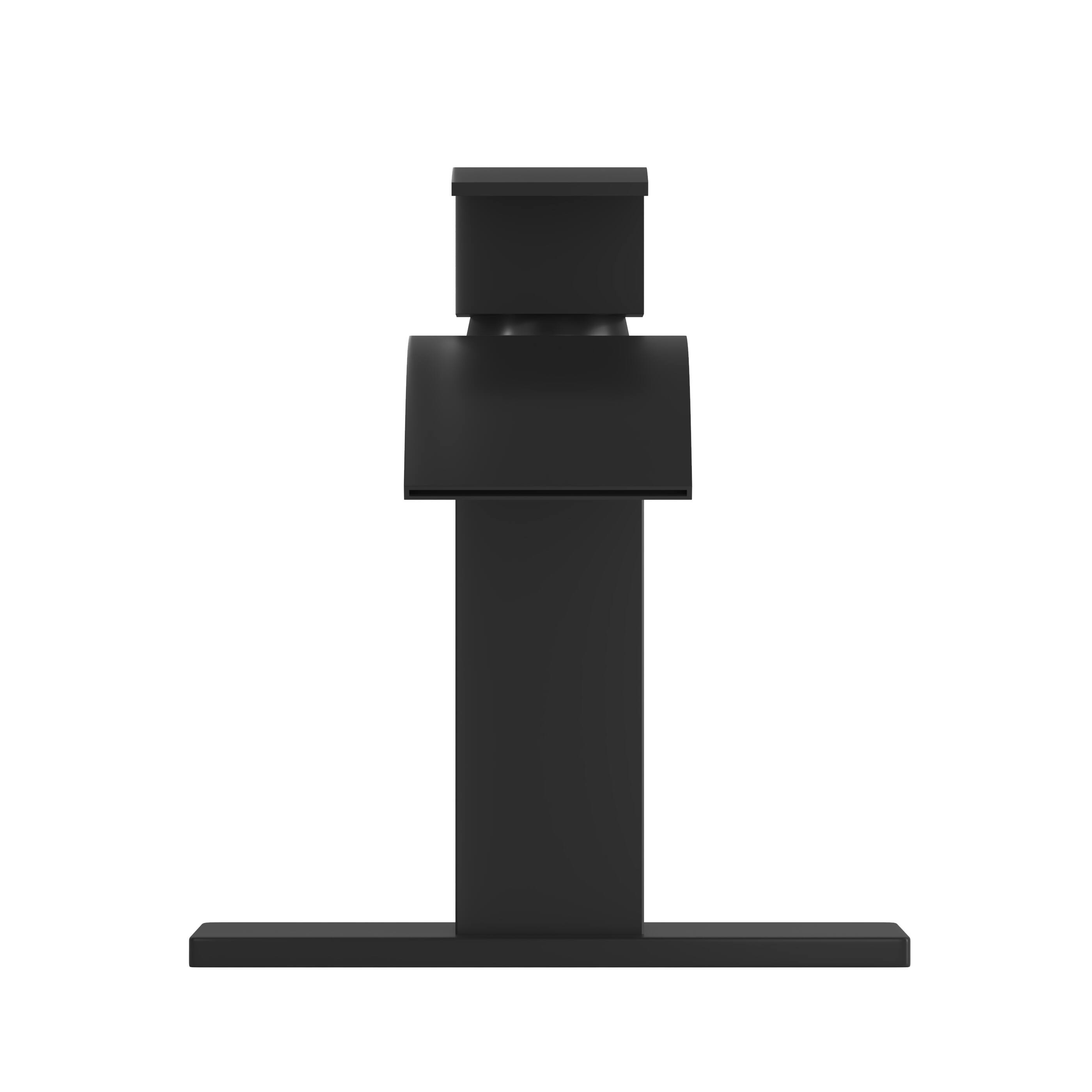 Alt View 2. Bothwa Home - Bothwa Home BF-KTDP1301-MB 6 - Inch Harlow Single Handle Bathroom Faucet in Matt Black Finish - Matt Black.