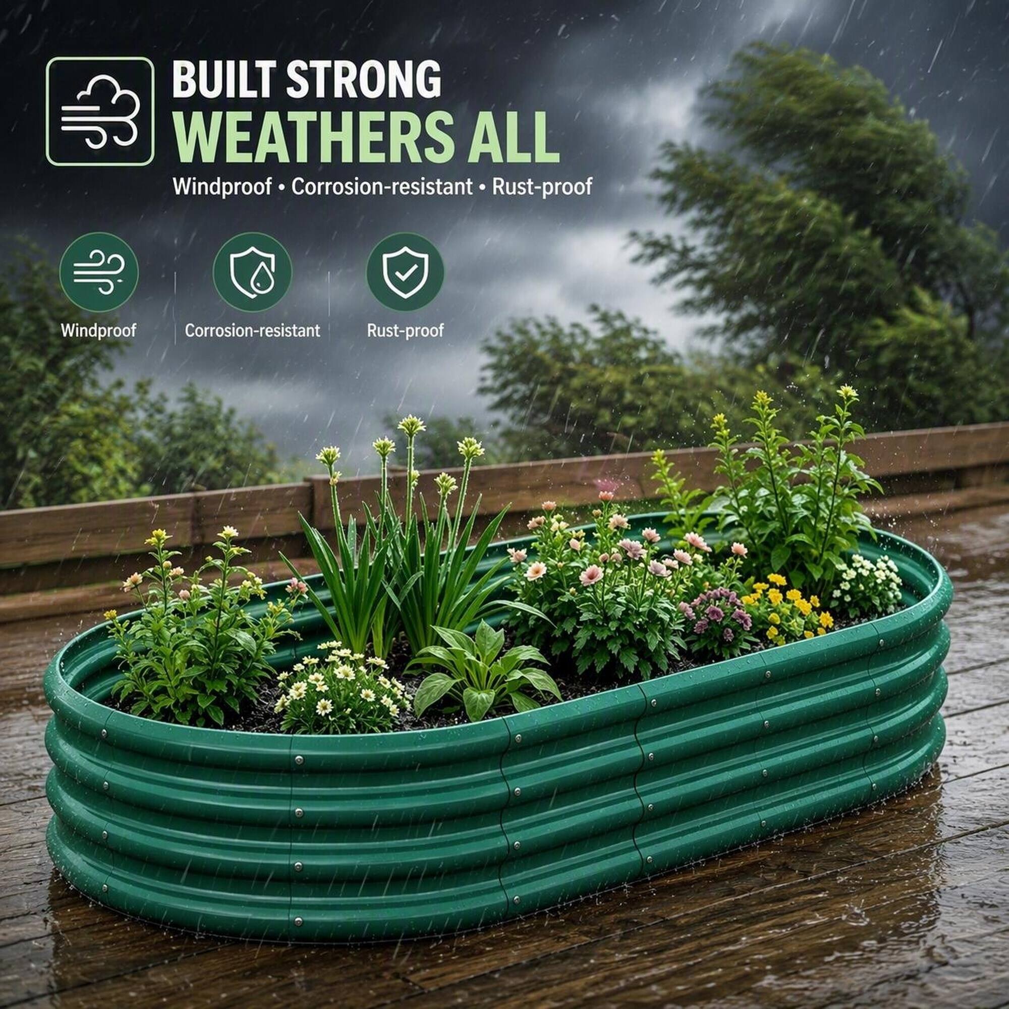 BUILT STRONG WEATHERS ALL  
Windproof • Corrosion-resistant • Rust-proof