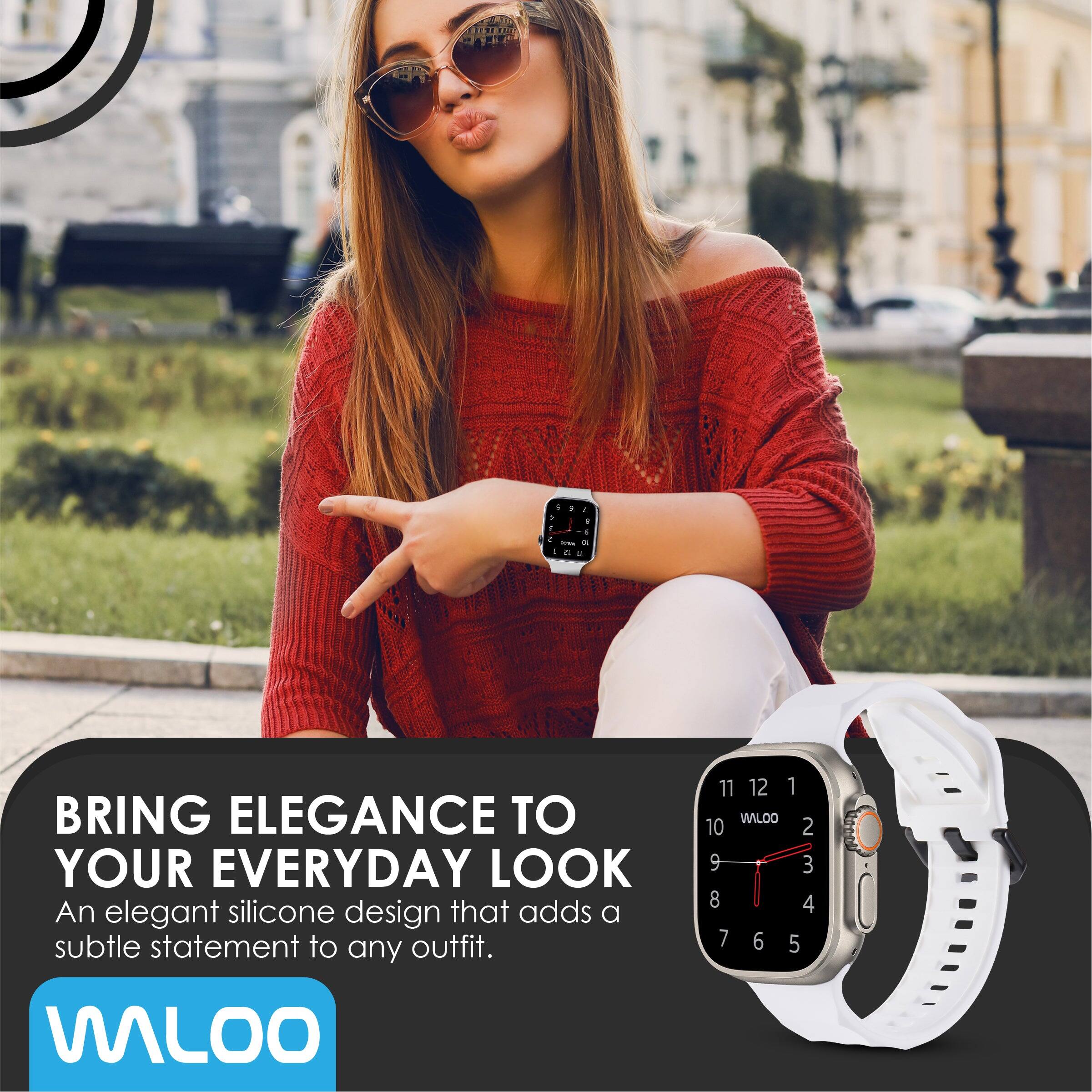 BRING ELEGANCE TO YOUR EVERYDAY LOOK  
An elegant silicone design that adds a subtle statement to any outfit.

11 12 1  
10 2 9 3 8 4 7 6 5  
VALOO