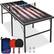 Front. Best Choice Products - Best Choice Products 6x3ft Portable Ping Pong Table Game Set, Folding Table Tennis w/ 2 Paddles, Balls - American Flag - American Flag.