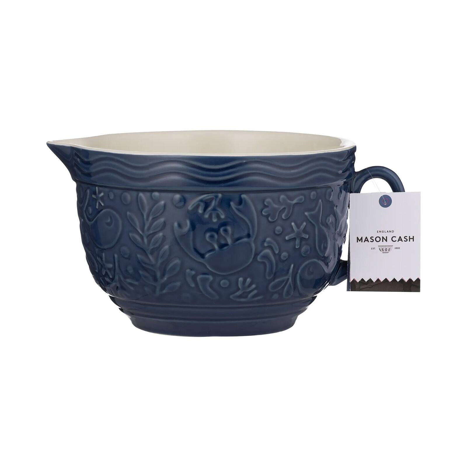 Mason Cash Nautical Collection Batter Bowl, 2 Quart Blue - Best Buy