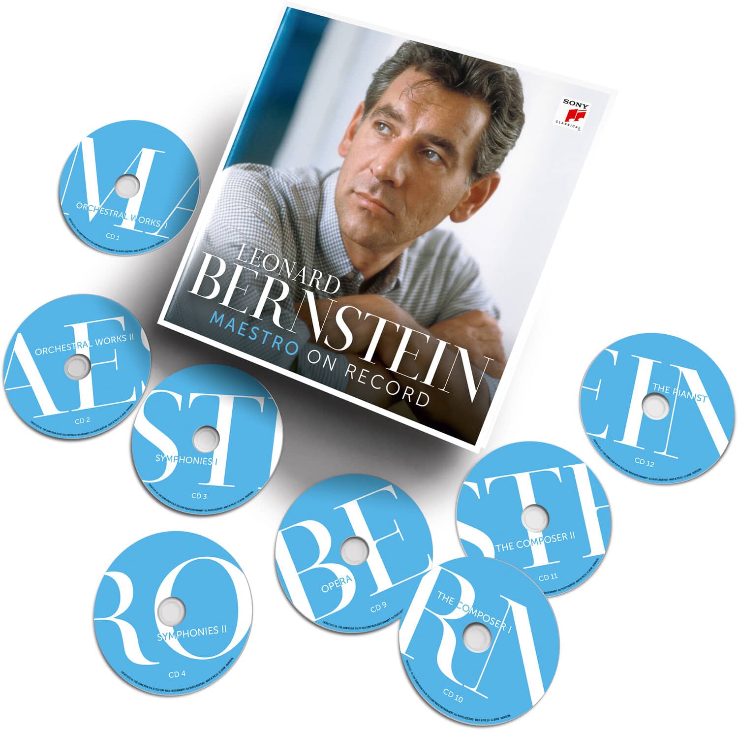 Leonard Bernstein - Maestro on Record   - COMPACT DISCS [CD] price history on PriceWatchPro