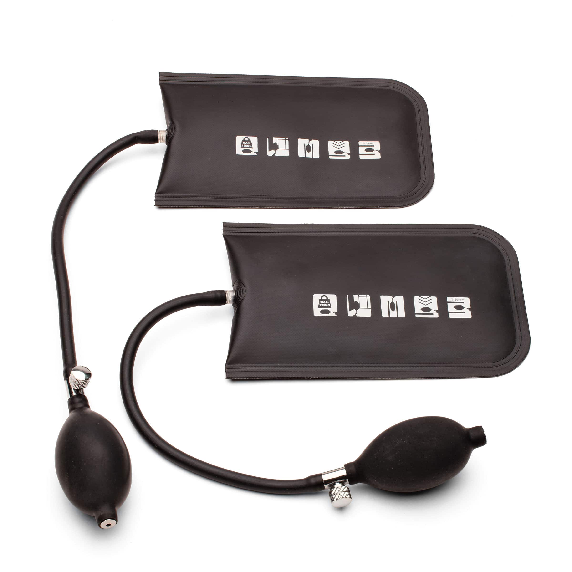 Kings County Tools - Air Wedge Bag 2-Pack Air Shim Inflatable Wedge Alignment Tool Professional Leveling Kit for Lifting Heavy Appliances