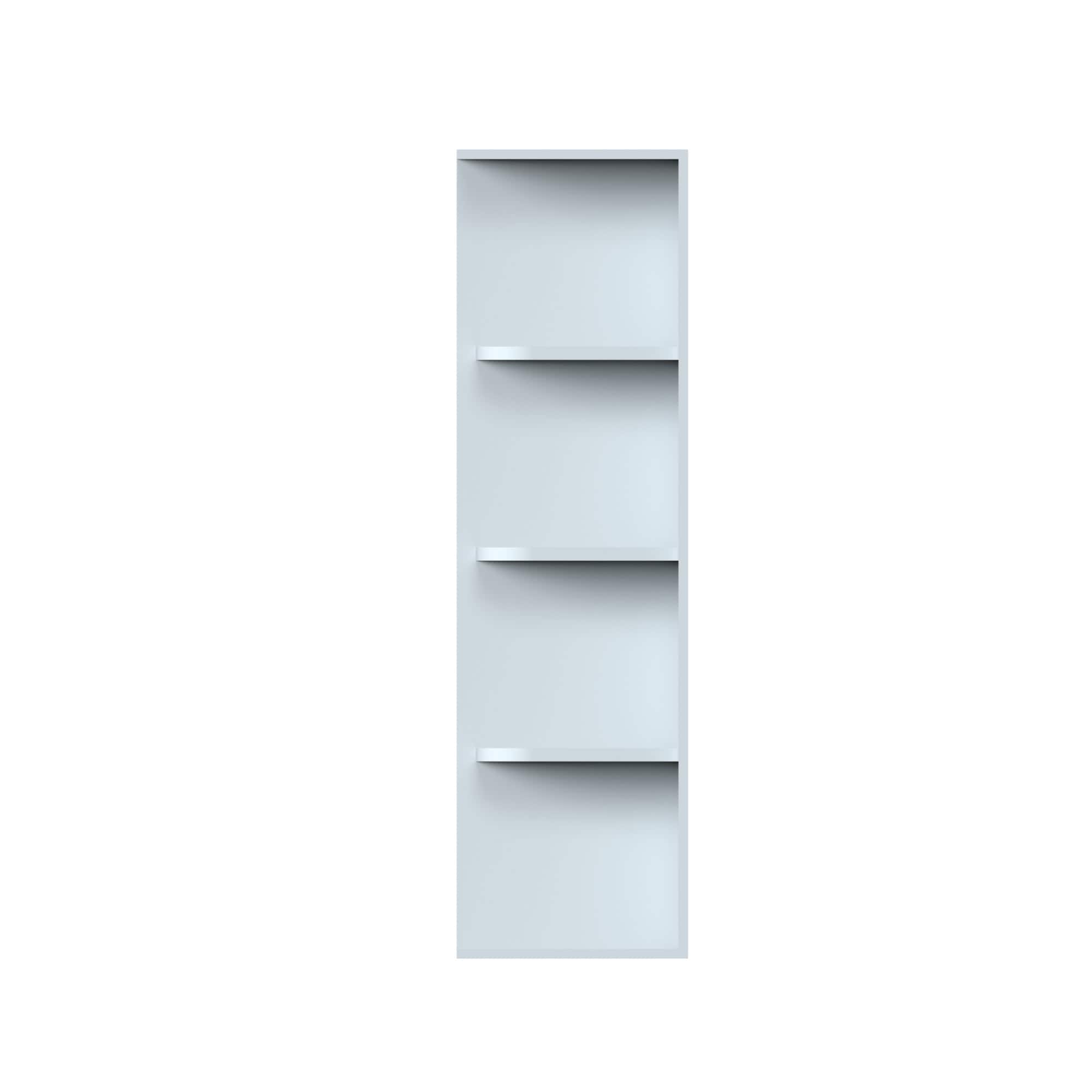 Boyel Living - Wall Shelves 42.Wx9in.H Ready to Assemble Kitchen Cabinets HDF Door - DOVE GRAY