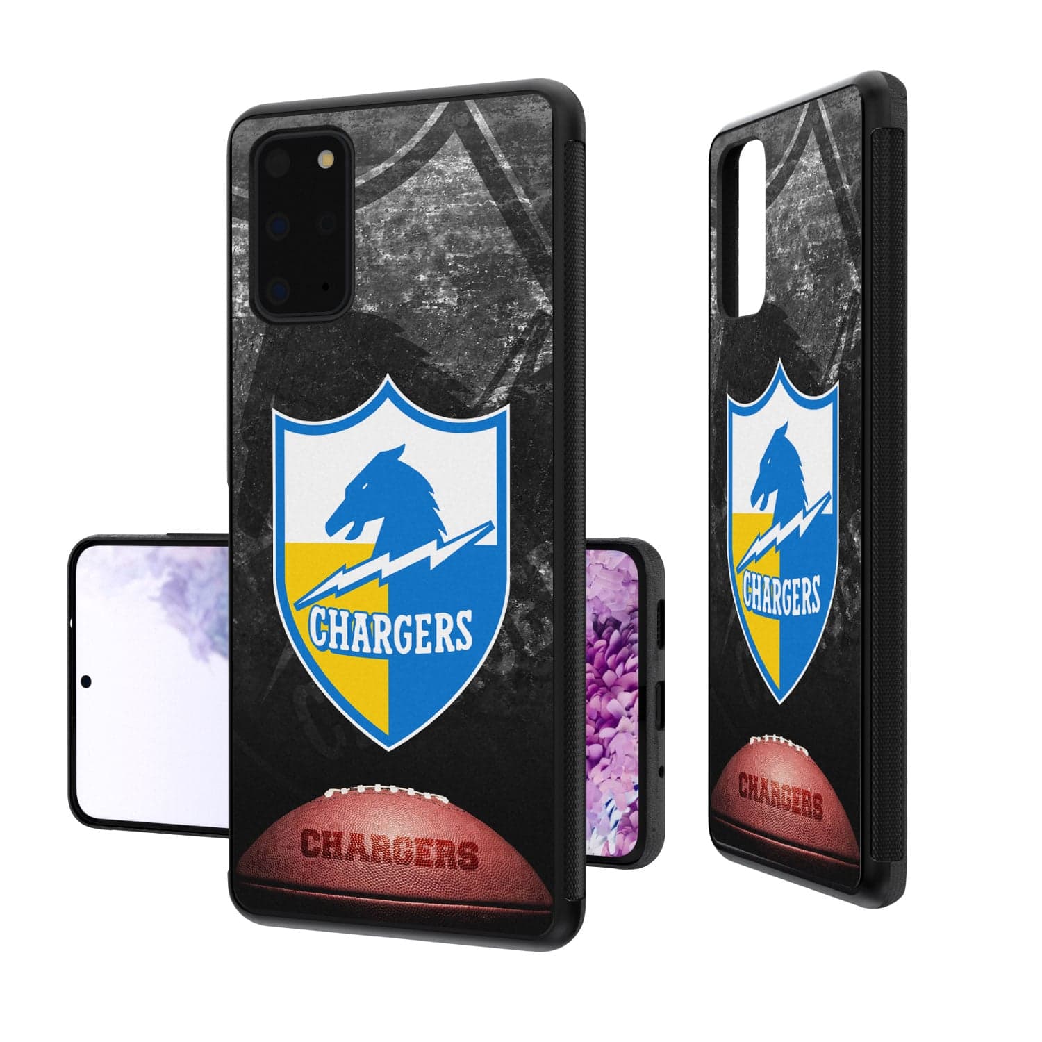 Keyscaper - NFL - Los Angeles Chargers - LA Chargers Galaxy Legendary Design Bump Case - S21 Plus - Multicolor