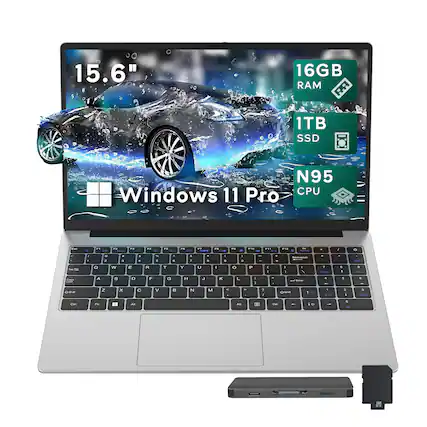 15.6" 16GB RAM 1TB SSD N95 Windows 11 Pro CPU