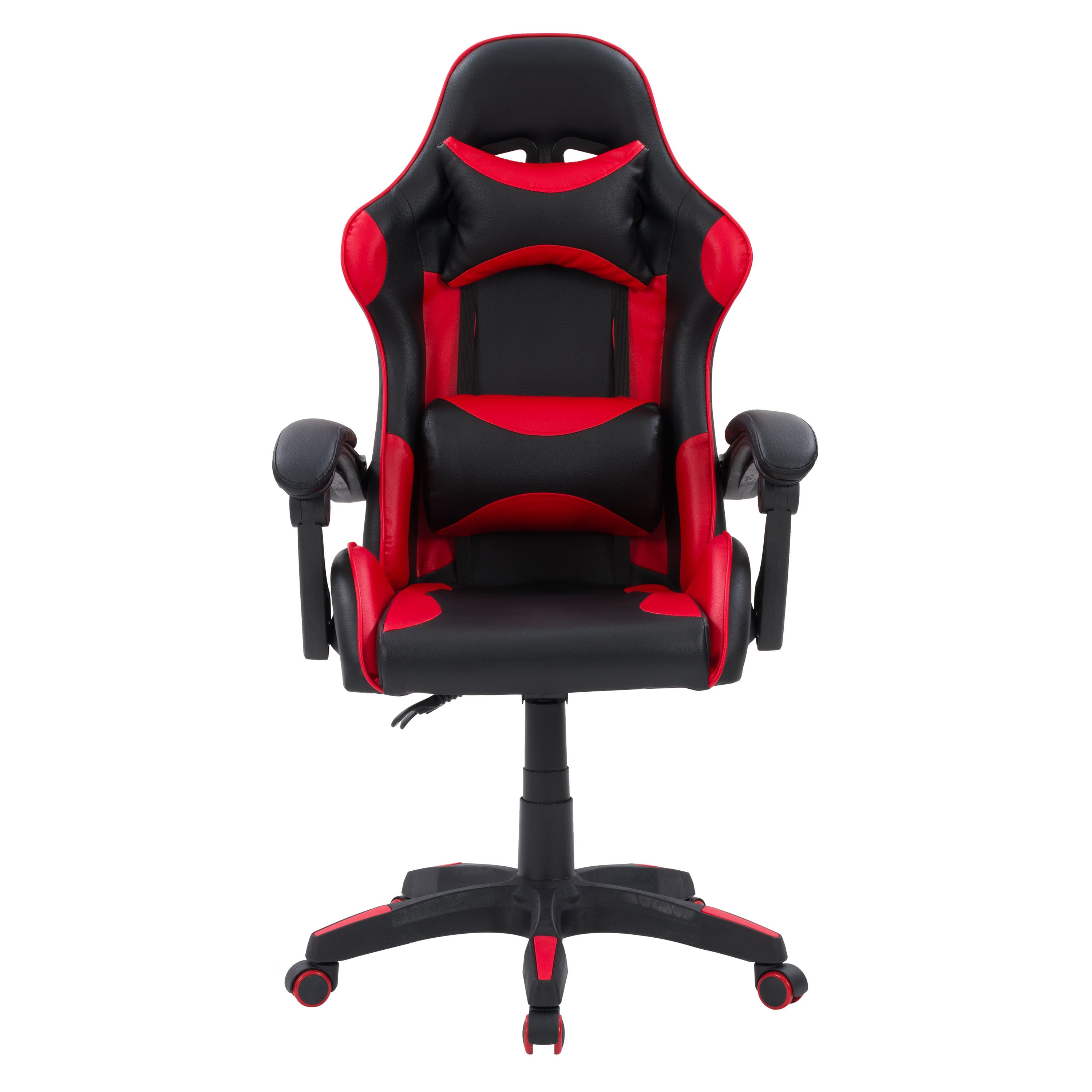 CorLiving - Ravagers Gaming Chair - Black and Red - Front_Zoom