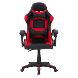 CorLiving - Ravagers Gaming Chair - Black and Red