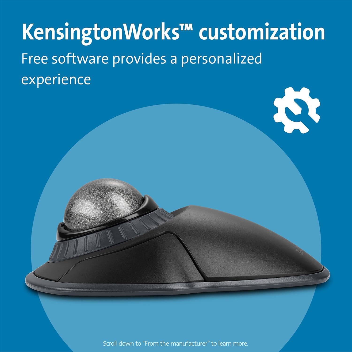 KensingtonWorks™ customization  
Free software provides a personalized experience  

Scroll down to "From the manufacturer" to learn more.