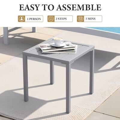 EASY TO ASSEMBLE  
1 PERSON  
2 STEPS  
5 MINS