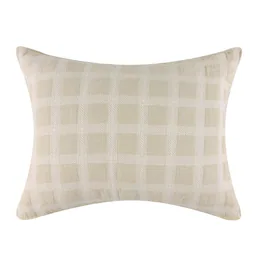 Greenland Home Fashions - Millhouse 100% Cotton Pillow Sham Standard 20x26 - Taupe