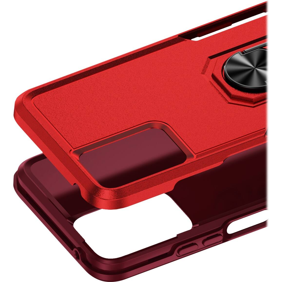 Alt View 13. SaharaCase - Raider Series ArmorPro Case for Motorola G Power 5G (2024) - Viper Red.