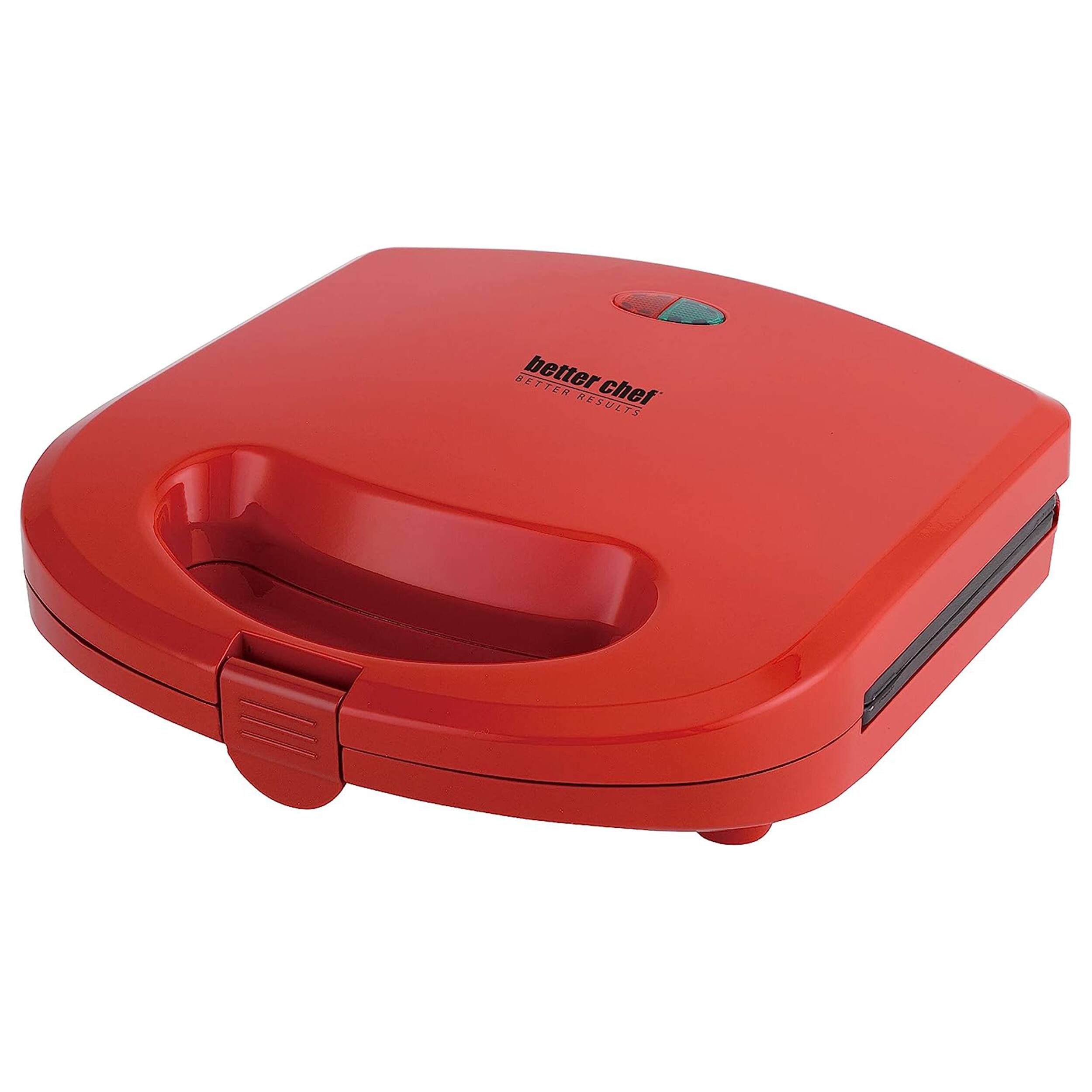 Better Chef - Electric Nonstick Waffle Maker - Red