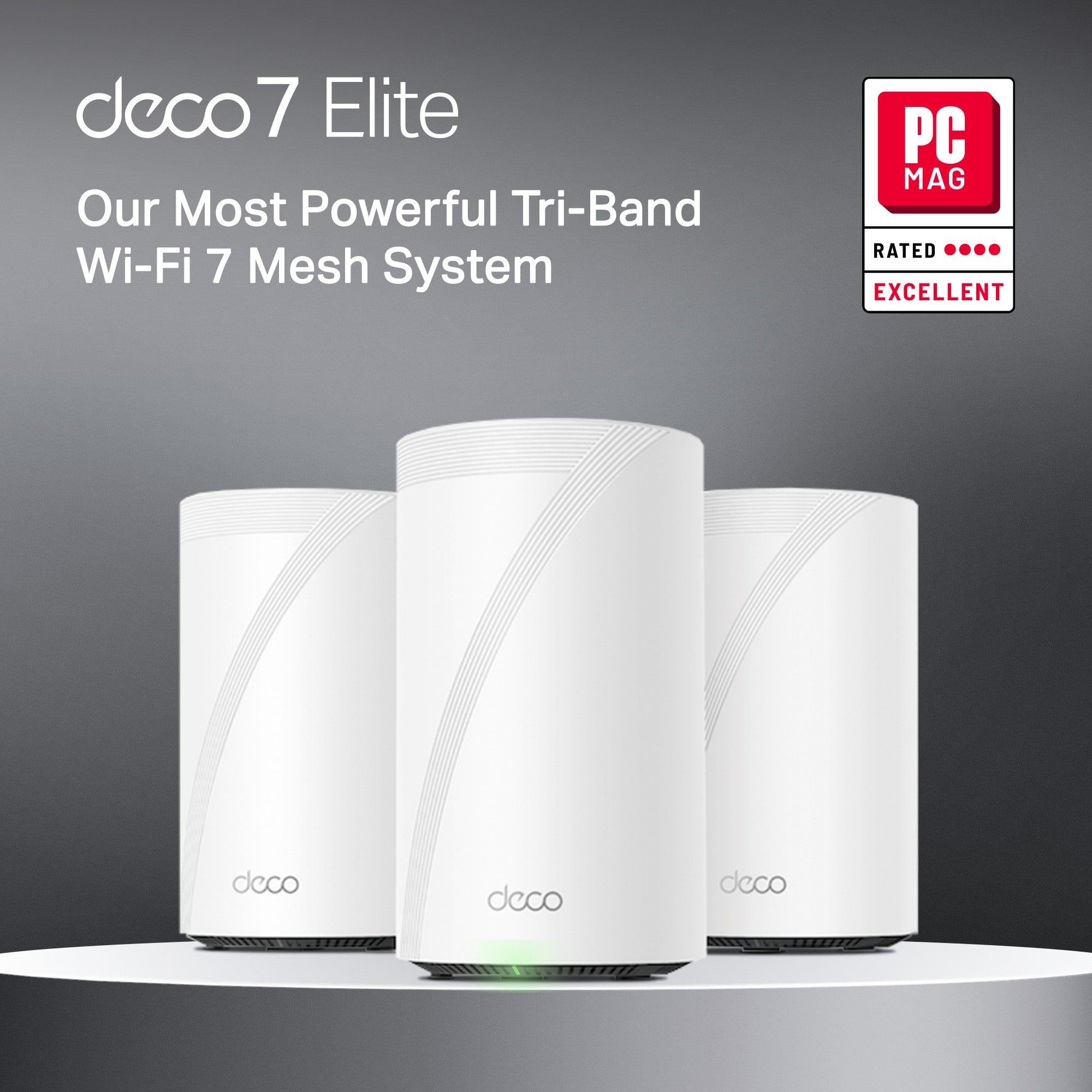 TP Link Deco 7 Elite BE22000 Tri Band Wi Fi 7 Whole Home Mesh