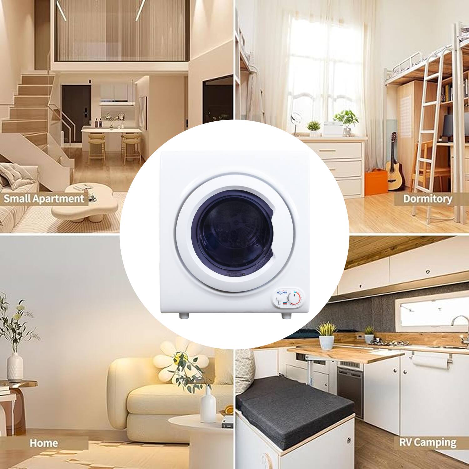 Small Apartment  
Dormitory  
Home  
RV Camping